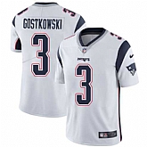 Nike New England Patriots #3 Stephen Gostkowski White NFL Vapor Untouchable Limited Jersey,baseball caps,new era cap wholesale,wholesale hats